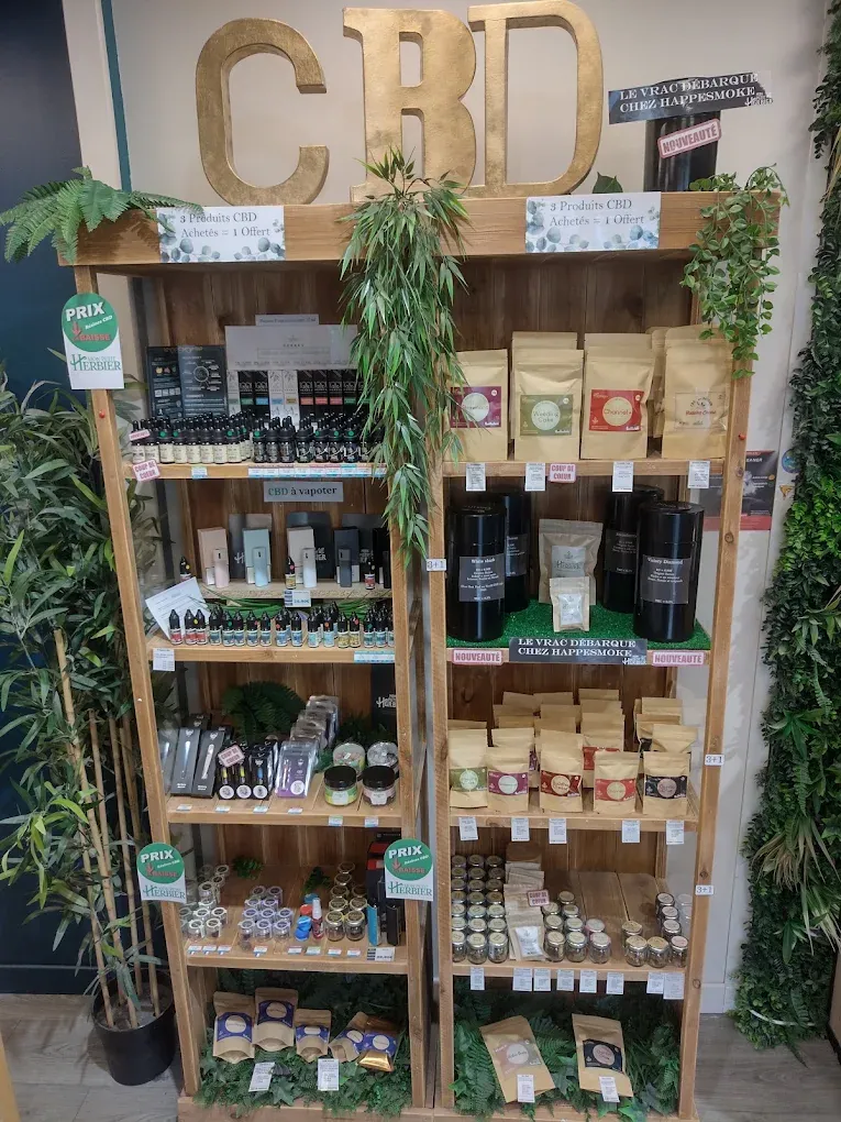 Corner CBD de la boutique HappeSmoke Aix-en-Provence - Val Saint André